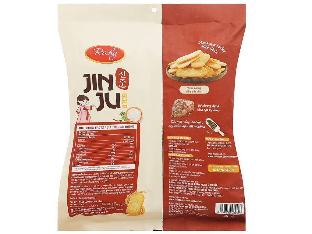 ジンジュ ゴールド BBQ味 米粉せんべい 134.4g - Image 1