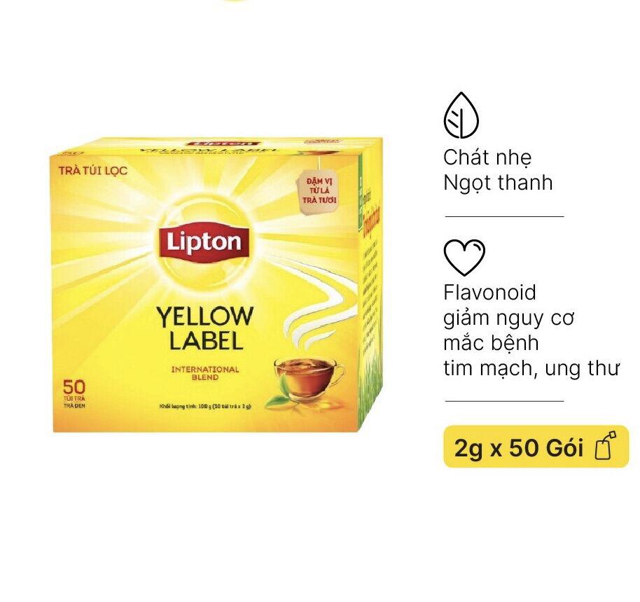 Lipton Black Tea Filter Bags (50 bags)