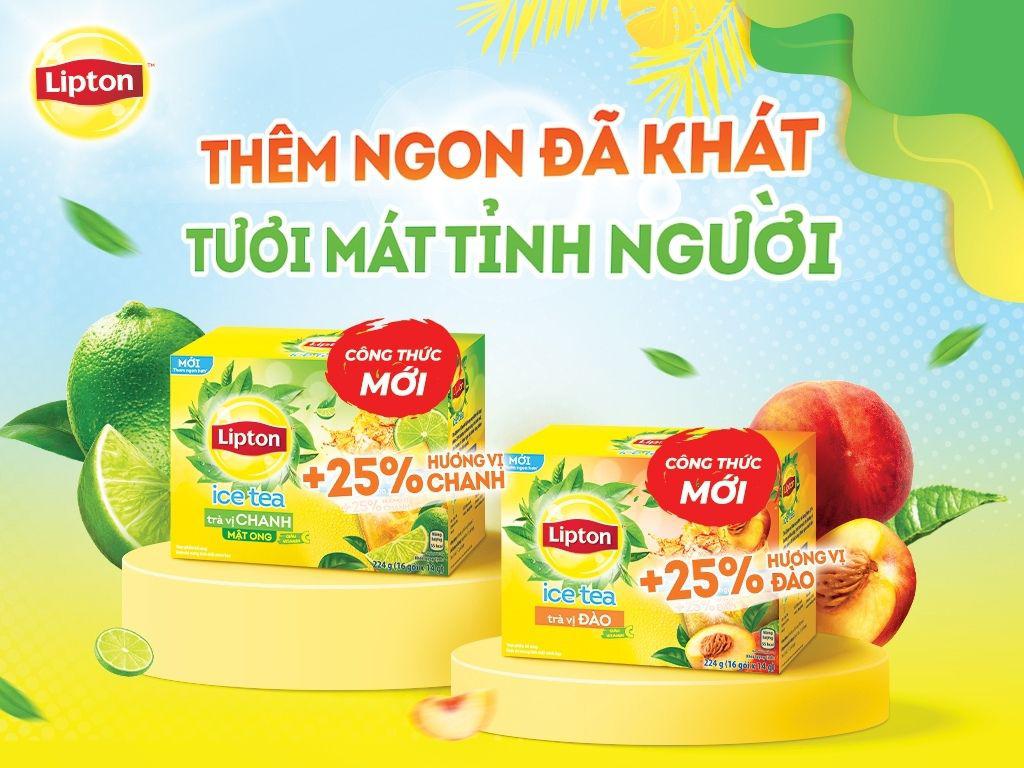 Lipton Ice Tea Sweetened Peach Instant Iced Tea (16g Sachets)