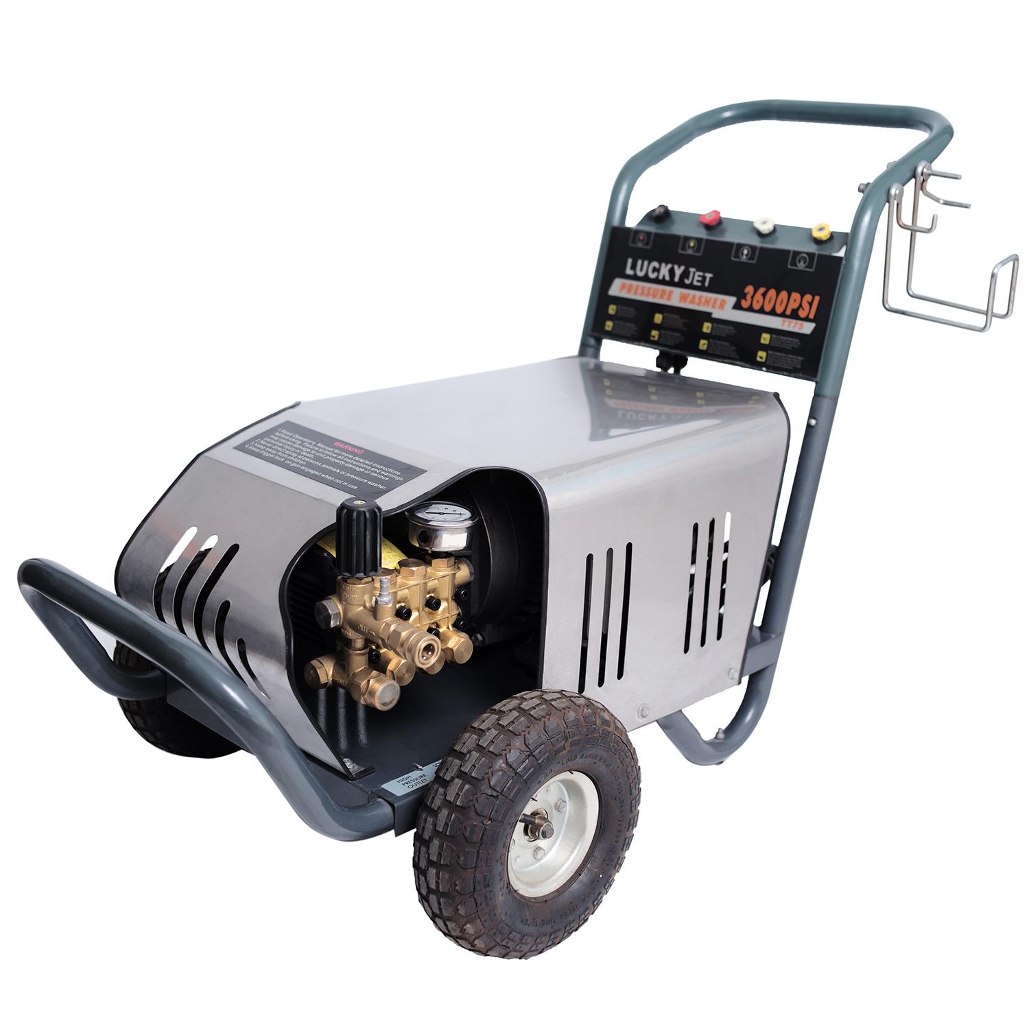 Lucky 3200PSI 5.5kW オートストップ 業務用高圧洗浄機