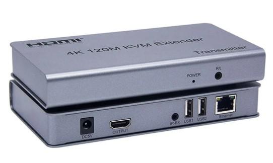 4K 120M HDMI および USB-ネットワークケーブル KVM エクステンダー