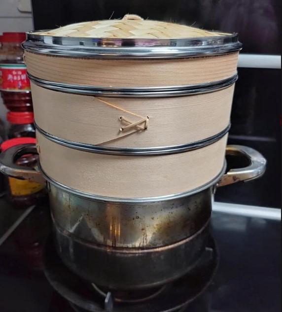 2단 대나무 찜기