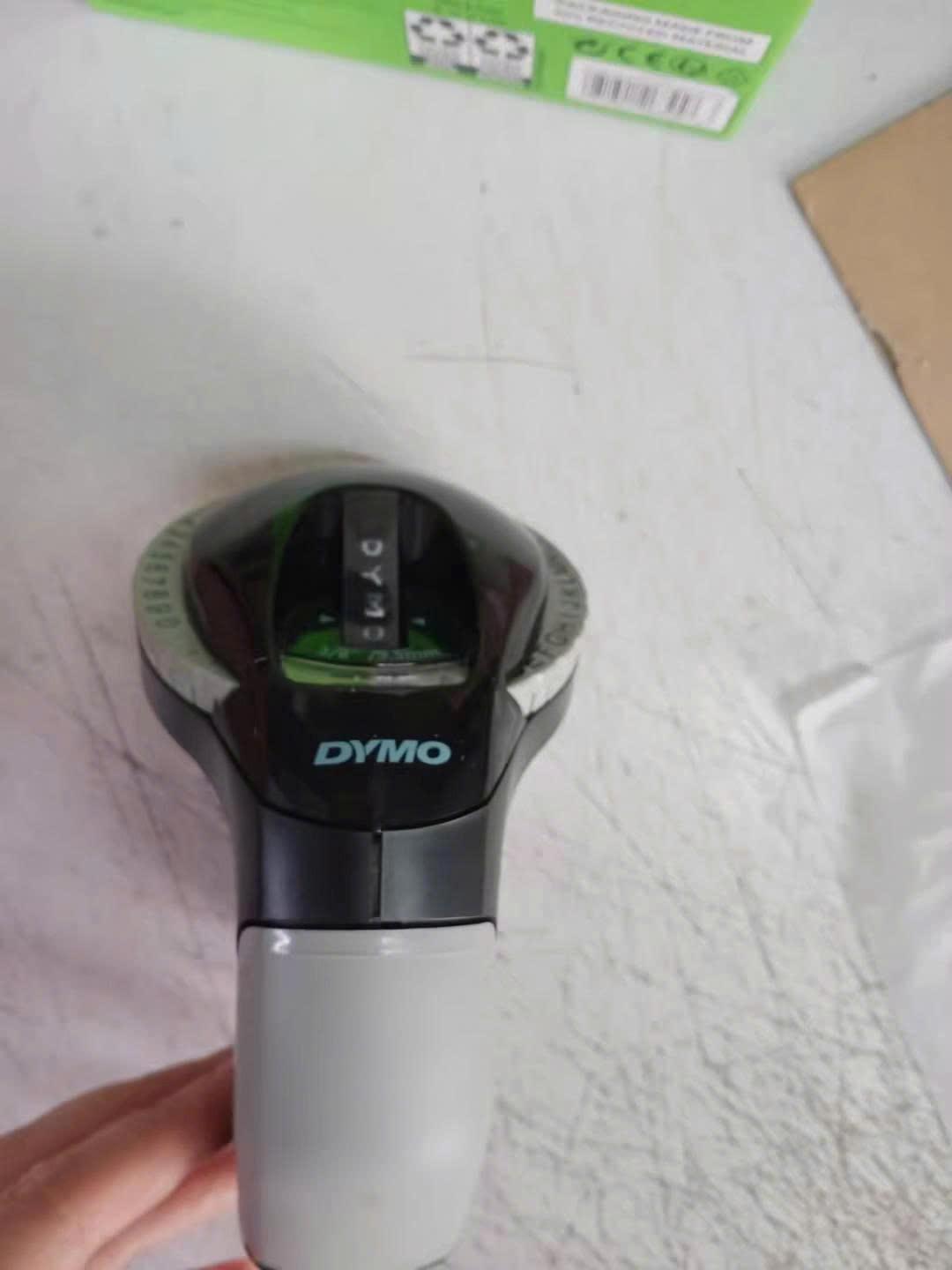 DYMO Organizer Xpress Pro 2175191 Handheld 3D Embossing Label Maker (Turn-and-Click 49 Characters / 9mm 3D Tape / Zero Batteries Needed / Retro Tactile Labels)