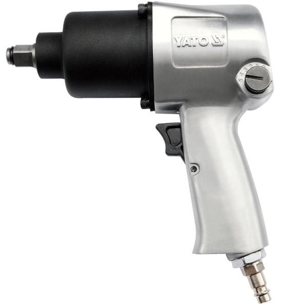 Yato YT-09511 1/2" Twin Hammer 550 Nm Heavy-Duty Pneumatic Air Impact Wrench (7,500 RPM / Aluminum Body / Poland Brand)