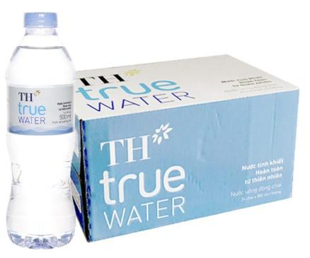 TH true WATER 500ml 天然 深層地下水 ピュアウォーター (24本入/箱)