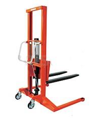 트러스코 TRUSCO BEA-H800-11W 800kg 수동 유압 하이리프트 스태커 핸드 팔레트 트럭 (인상 높이 1100mm)