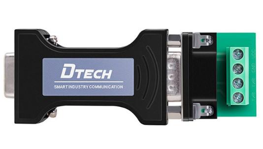 Dtech DT-9000 Port-Powered RS232 to RS485 Industrial Serial Communication Converter (1.2km Transmission / 115.2Kbps / Half-Duplex)