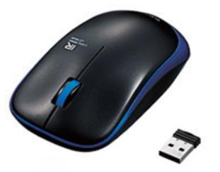 ELECOM M-IR07DRSBU 静音ワイヤレスマウス
