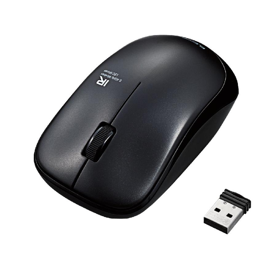エレコム ELECOM M-IR07DRBK 無線IR LEDマウス（ブラック）