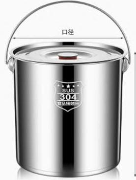 SUS304 Stainless Steel Pot 20L