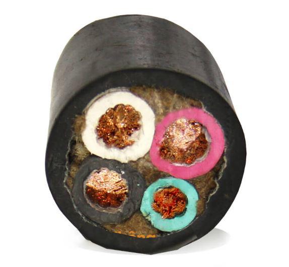 韓国 Samwon 3×2.5＋1×1.5 SQmm 工業用 高柔軟性 キャブタイヤ ゴムシース 銅電力ケーブル (0.6/1kV / 耐油・耐摩耗 / 韓国製)