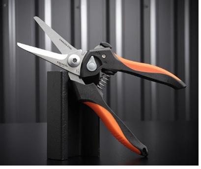 Trusco TBH-205 205mm Heavy-Duty Multi-Purpose Industrial Workshop Scissors (Stainless Steel)
