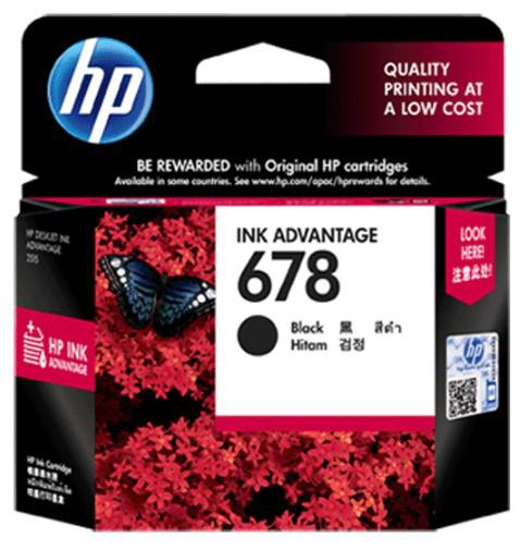 HP 678 ブラック (CZ107AA) 純正 インクカートリッジ (約480枚印字 / DeskJet Ink Advantage 1515 2515 2545 4515 対応)