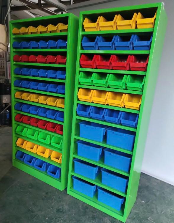Industrial Plastic Bin Storage Cabinet