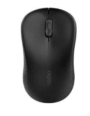 Rapoo ラプー M22 2.4GHz 1000DPI ワイヤレス 光学式 マウス (超小型ナノレシーバー / 10m通信 / 左右対称デザイン)
