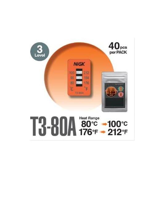 NiGK T3-80A Temperature Indicating Label