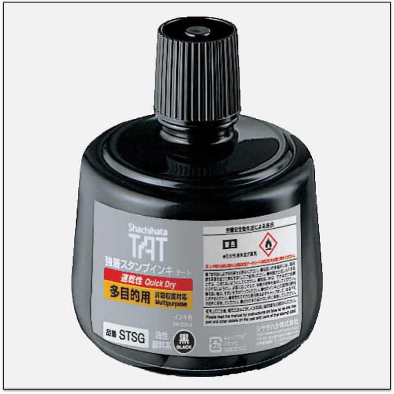 Shachihata TAT STSG-3 Fast-Drying Multi-Surface Stamping Ink (330ml)