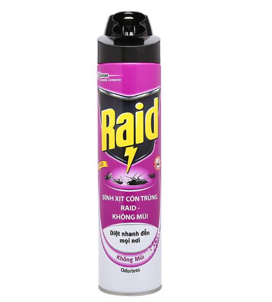 Raid Insect Killer Spray Odorless - 600ml