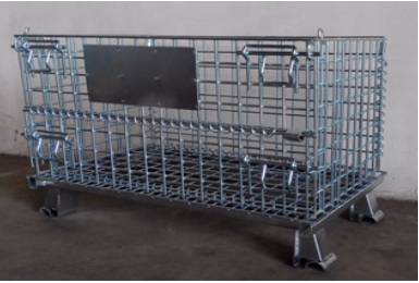 Cr6 Plated Wire Mesh Container 800kg Load