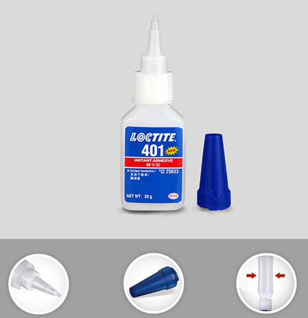 Loctite 401 Instant Cyanoacrylate Adhesive 20g (Fast-Curing / Porous & Difficult Substrates)