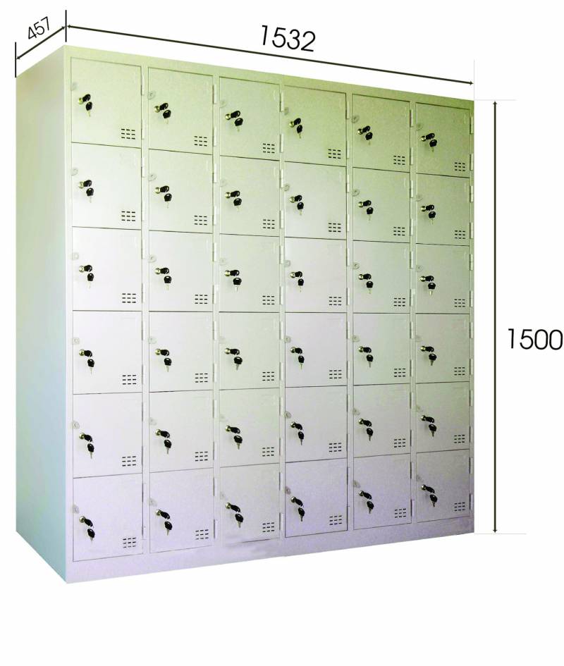 TM36S 36-Compartment Steel Employee Locker