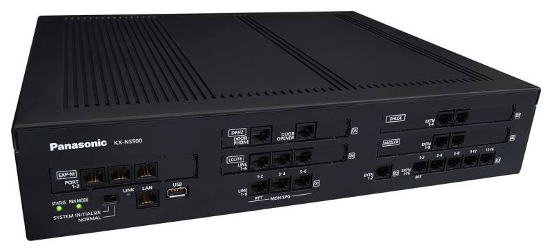 パナソニック (Panasonic) KX-NS300 スマート ハイブリッド IP-PBX ビジネスホン 主装置 システム (基本 6外線・16〜24内線 / 最大 アナログ 128内線・IP 128内線 拡張 / DISA 音声ガイダンス・ボイスメール機能内蔵 / 19インチラック対応)