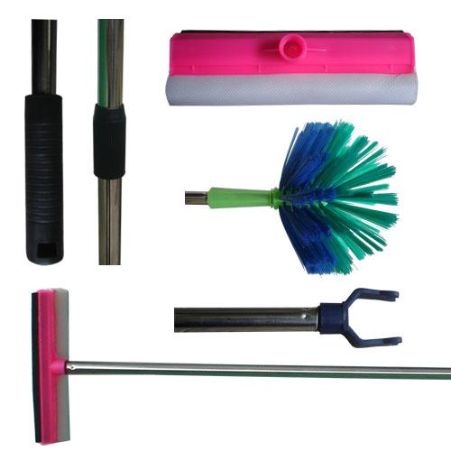 Telescopic High-Reach Cobweb Duster Broom with Extendable Pole (1.2m)