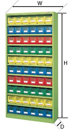 Storage Rack with Fixed Trays GKM10-1