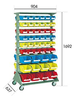 Mobile Product Rack with Canopy GKM09-MC