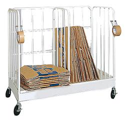 XCM03S Heavy-Duty 600kg Mobile Warehouse Mesh Cage Platform Cart (1800 x 800 x 1700mm / 40x40x1.5mm Angle Steel & Ø27 Tube / 4 Casters)