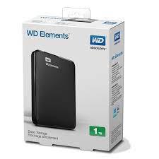 WD Elements 1TB 2.5インチ ポータブル外付けハードドライブ