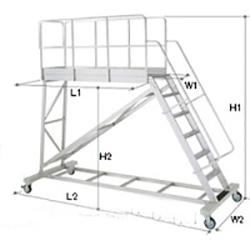 THM SUS304 Stainless Steel Ladder 900I-DD