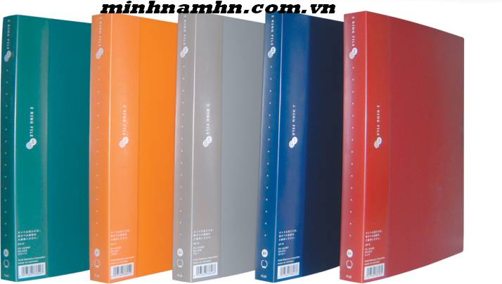 File còng nhẫn Plus A4 2cm- xanh lá cây