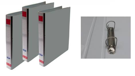 Tra My A4 40mm (4cm) 2-Ring D-Ring Presentation Binder File with Clear Plastic Slip Pockets - Blue