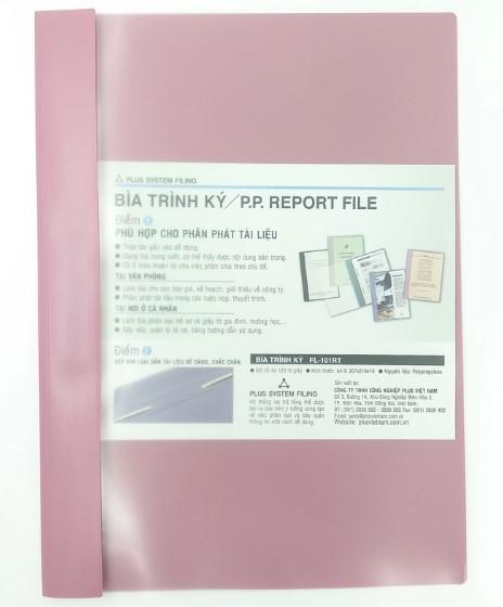 Plus A4 プラスチックアコファイル - ピンク
