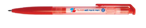 Thien Long TL-023 0.7mm Retractable Ballpoint Pen - Red (Box of 20)