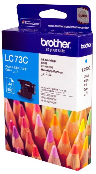 兄弟 Brother LC-73C 青色/蓝色 原装墨盒