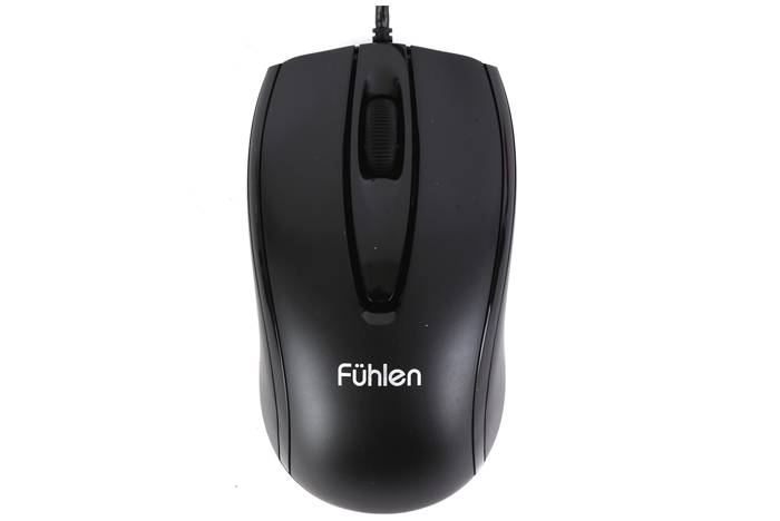 Fuhlen フーレン L102 USB 有線 光学式マウス (1000 DPI / 125Hzポーリングレート / 500万回高耐久クリック / プラグ＆プレイ)