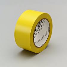 3M 764 イエロー ビニール フロアマーキングテープ（幅48mm×33m / 5S通路区画用 糊残りなし）