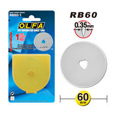 OLFA 60mm Rotary Blade RB60-1 - Image 1