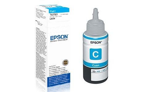 Epson T6732 Cyan Original 70ml Ink Bottle (for L800/L805/L850/L1800)