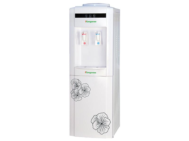 Kangaroo KG31H Top-Loading Hot & Cold Water Dispenser with Lower Storage Cabinet (Dual Taps / Block Cooling / 500W Heating)