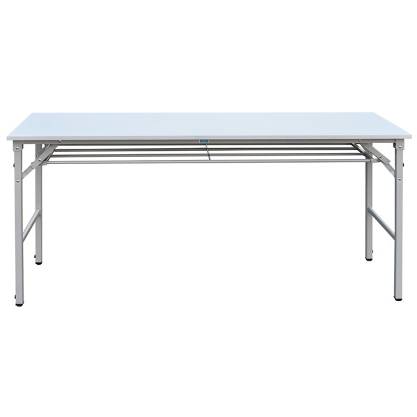 Xuan Hoa BOV-1405B 1400 x 500 x 750mm Folding Training & Meeting Table with Bottom Book Shelf & 30x30mm Steel Tube Legs