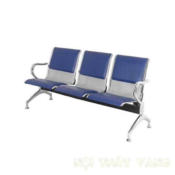 GC01MD-3 3인용 쿠션형 타공 스틸 대기실 벤치 의자