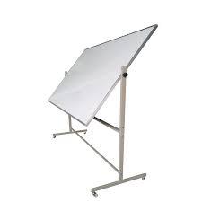 360-Degree Double-Sided Mobile Whiteboard 1200x1000mm