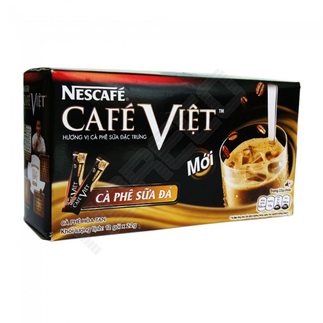 NESCAFÉ 3-in-1 Vietnamese Iced Milk Coffee (Ca Phe Sua Da / Box of 12 Sachets)