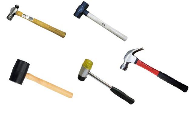 Industrial Hammers - Various Types