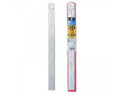Shinwa Stainless Steel Ruler 13013 Silver Finish