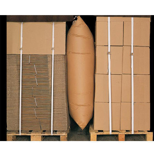Kraft Paper Inflatable Dunnage Air Bag for Cargo & Shipping Container Void Fill (Multi-Layer Polyethylene Inner / Fast Inflation Valve)