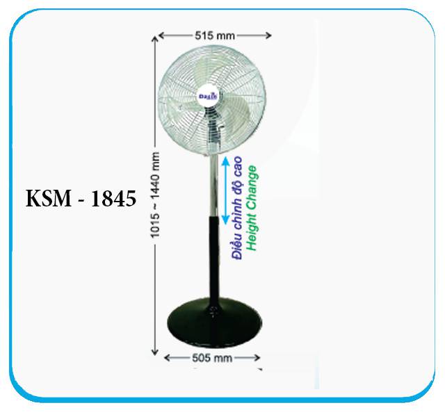 Dasin KSM-1845 산업용 스탠드 선풍기